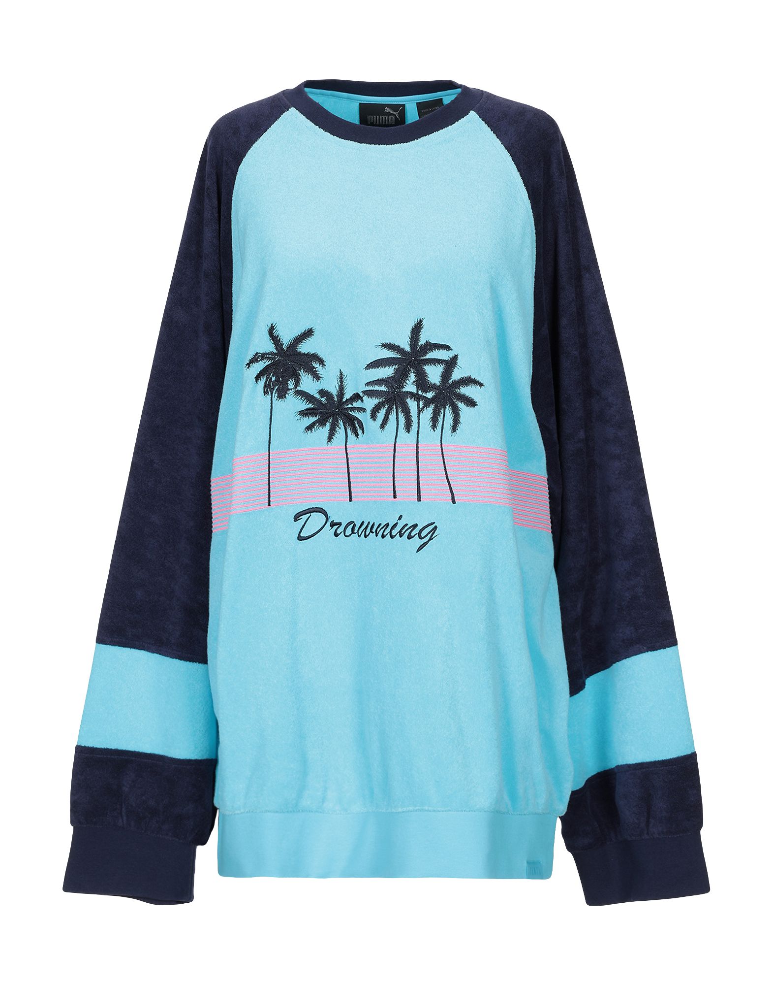 puma x fenty crew neck pullover with taping