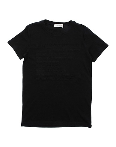 PAOLO PECORA T-shirt Black 100% Cotton
