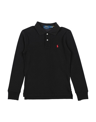 POLO RALPH LAUREN Poloshirt Schwarz 100% Baumwolle