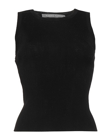 ALBERTA FERRETTI Vest Black 100% Cotton