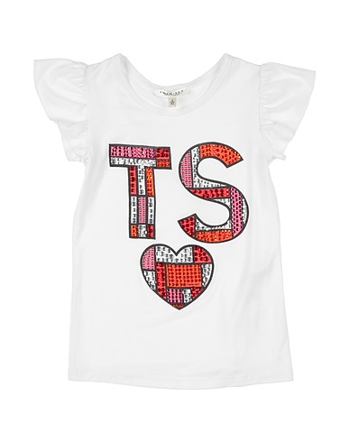 TWINSET T-shirt Bianco 94% Viscosa, 6% Elastan