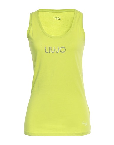 LIU •JO Canotta Verde lime 100% Cotone