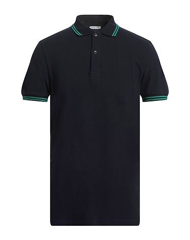 TOMAS MAIER Polo shirt Navy blue 100% Cotton