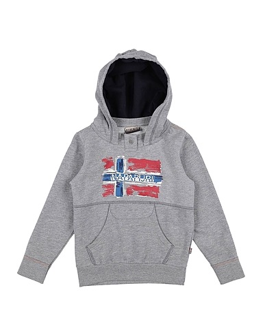 NAPAPIJRI Sweatshirt Grau 80% Baumwolle, 20% Polyester, Elastan