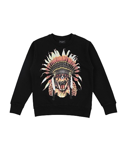 MARCELO BURLON Felpa Nero 80% Cotone, 20% Poliestere