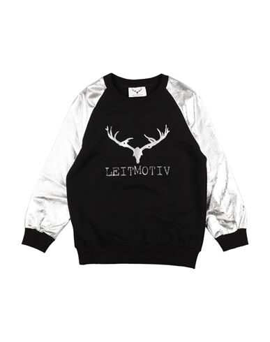 Shop Leitmotiv Toddler Girl Sweatshirt Black Size 6 Cotton