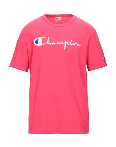 CHAMPION T-shirt Fuchsia 100% Cotton