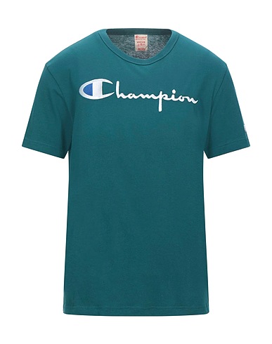 CHAMPION T-shirt Deep teal 100% Cotton