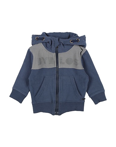 BYBLOS Hooded sweatshirt Midnight blue 92% Cotton, 8% Elastane
