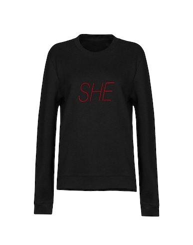 RABANNE Толстовка Чёрный 100% Хлопок