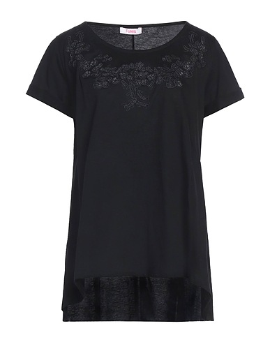 BLUGIRL T-shirt Black 100% Cotton