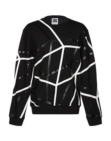LHU URBAN Sweatshirt Black 100% Cotton