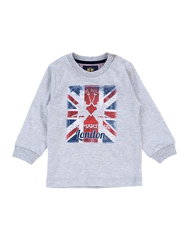 LA MARTINA T-shirt Grey 100% Cotton