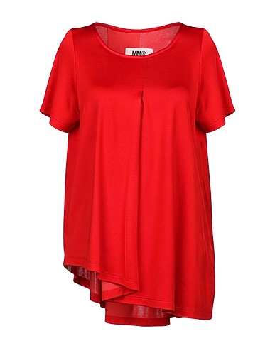 MM6 MAISON MARGIELA T-shirt Red 50% Viscose, 44% Cotton, 6% Polyamide