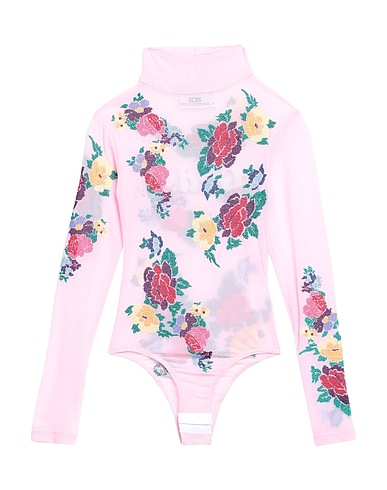 GCDS TOPWEAR Pink 93% Polyamide, 7% Elastane
