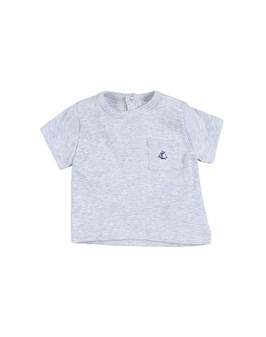 PETIT BATEAU T-shirt Grigio 100% Cotone