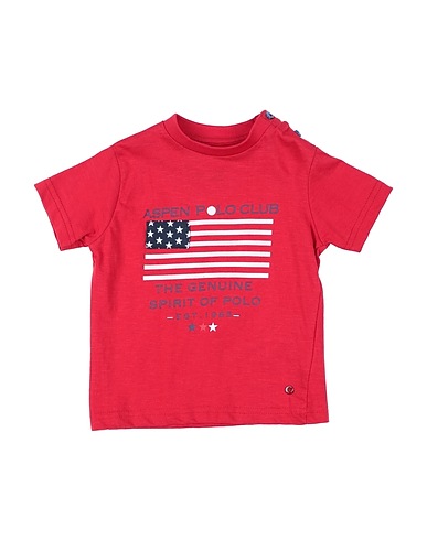 ASPEN POLO CLUB T-shirt Red 100% Cotton