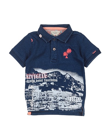 SIVIGLIA Polo shirt Blue 100% Cotton