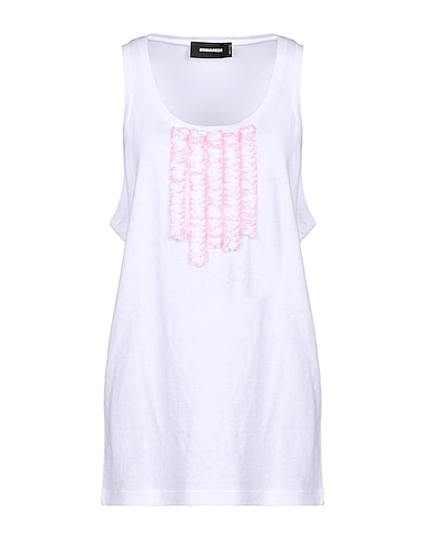 DSQUARED2 Top White 100% Cotton