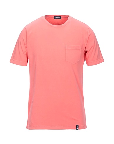 DRUMOHR T-shirt Salmon pink 100% Cotton