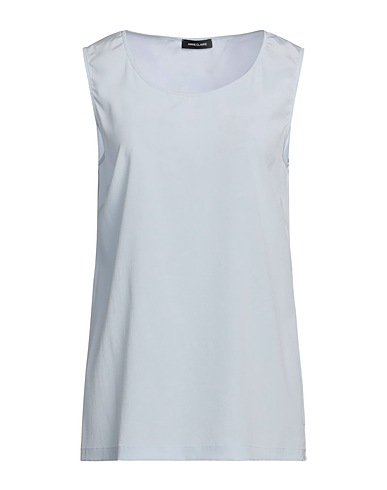 ANNECLAIRE Top Sky blue 96% Silk, 4% Elastane