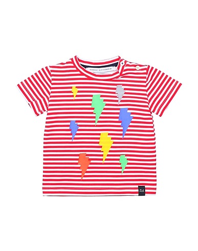 DANIELE ALESSANDRINI T-shirt Red 90% Cotton, 10% Elastane