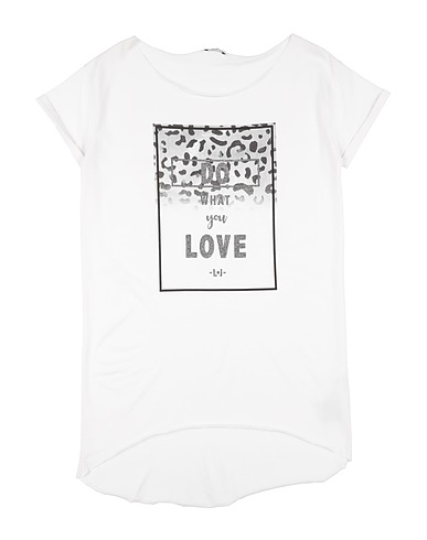 LIU •JO T-shirt BIANCO 100% Cotton