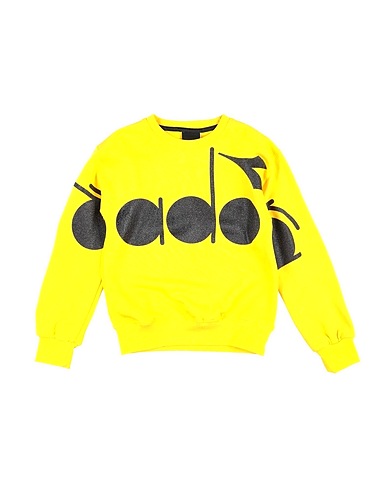 DIADORA Sweatshirt  MAGLIA FELPA GIRL 
  Yellow 100% Cotton