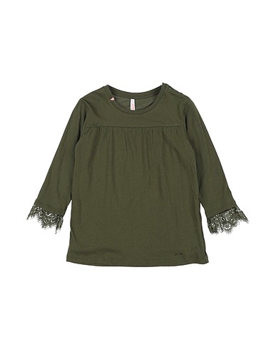 SUN 68 T-shirt VERDE MILITARE 100% Cotone