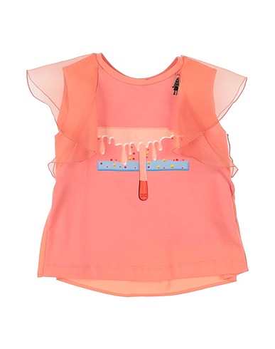 ELISABETTA FRANCHI T-shirt Antique rose 100% Polyester, Cotton, Elastane