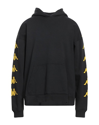 PAURA X KAPPA | Black Men‘s Hooded Sweatshirt | YOOX