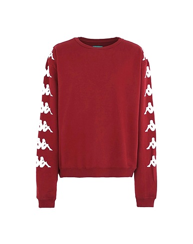 PAURA x KAPPA Sweatshirt Burgundy 100% Cotton