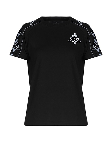 MARCELO BURLON x KAPPA T-shirt Black 100% Cotton, Polyester
