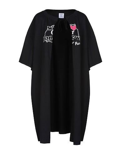 VETEMENTS カーディガン ブラック コットン 100%