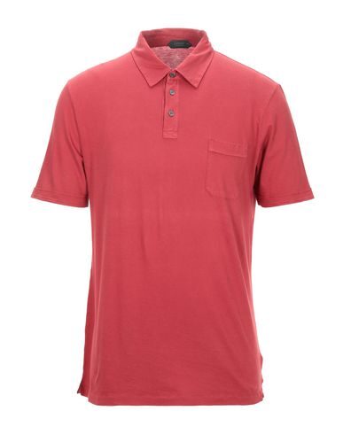 Zanone Polo Shirts In Red