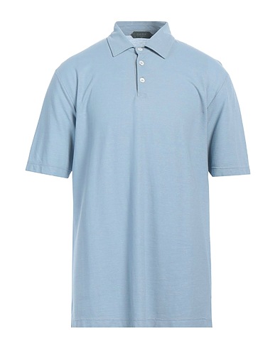 ZANONE Poloshirts BLU CHIARO 100% Baumwolle