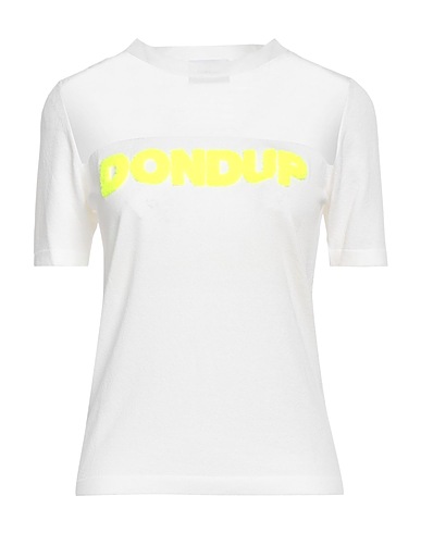 DONDUP Sweater White 63% Viscose, 21% Polyamide, 16% Polyester