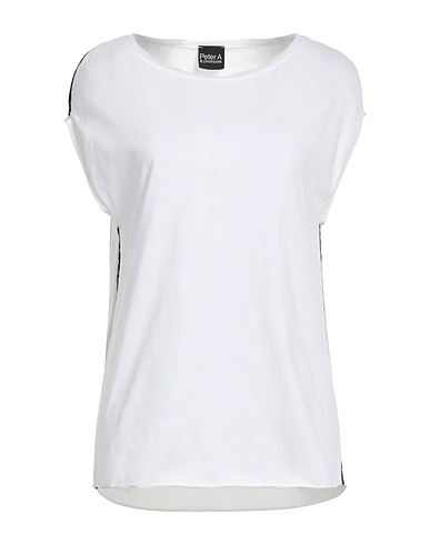 PETER A & CHRONICLES T-shirt Bianco 100% Cotone