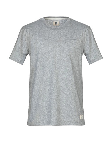 DC SHOES Camiseta Gris 60% Algodón, 40% Poliacrílico