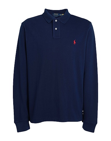 POLO RALPH LAUREN Polo shirt Long Sleeve Custom Fit Polo 100% Cotton