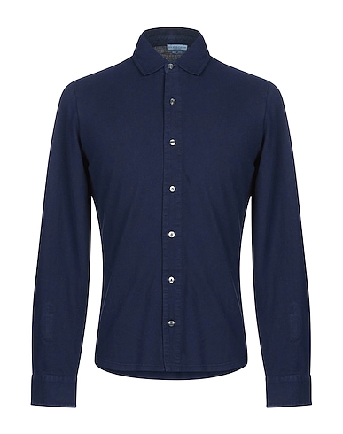 U.S.POLO ASSN. Solid colour shirt Midnight blue 100% Cotton