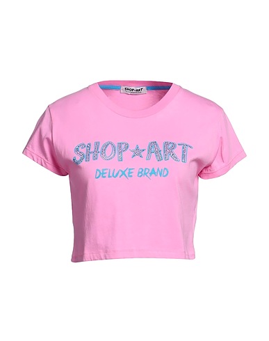 SHOPART Top Pink 100% Cotton