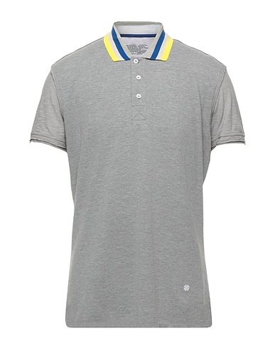 OBVIOUS BASIC Polo shirt Light grey 100% Cotton