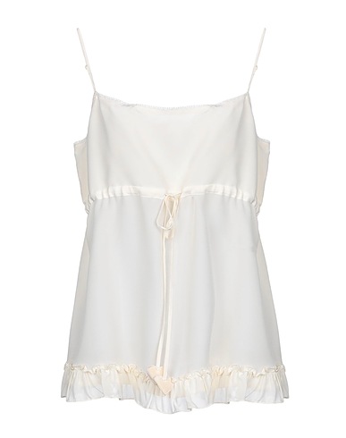 TWINSET Silk top Ivory 100% Silk