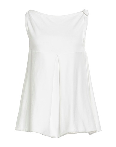 MA'RY'YA Top Ivory 100% Cotton