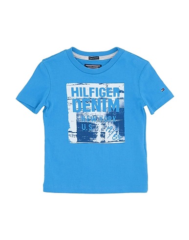 TOMMY HILFIGER T-shirt Azure 100% Cotton