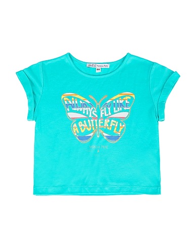 PATRIZIA PEPE T-shirt Green 50% Polyester, 50% Viscose