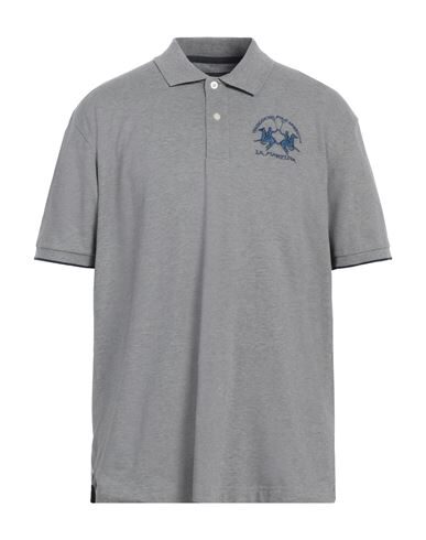La Martina Polo Shirts In Grey
