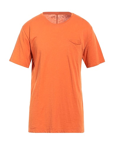 ORIGINAL VINTAGE STYLE Basic T-Shirt Orange 100% Cotton