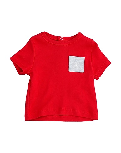 PETIT BATEAU T-shirt Red 100% Cotton